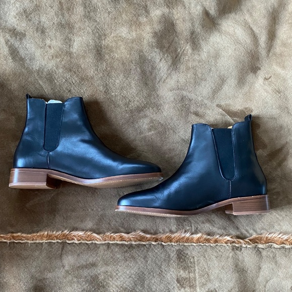 Sezane black slip on boots - Picture 2 of 6